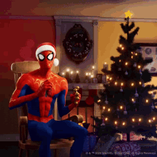 Wuncle Spiderman GIF - Wuncle Spiderman Christmas GIFs
