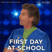 First Day At School Family Feud Canada GIF - First Day At School Family Feud Canada Day One At School GIFs