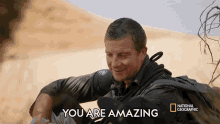 You Are Amazing Bear Grylls GIF - You Are Amazing Bear Grylls Running Wild With Bear Grylls GIFs