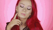 Lucy Oriole Hot Pink Hair GIF