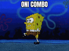 Oni Combo Spongebob GIF - Oni Combo Spongebob Oni GIFs