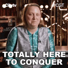 Totally Here To Conquer Alliszon GIF - Totally Here To Conquer Alliszon Canadas Got Talent GIFs