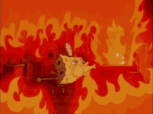 Spongebob Fire GIF - Spongebob Fire Hel Fire GIFs