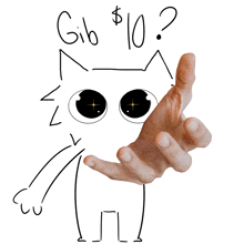 Money Cat Meme GIF - Money Cat Meme Hand GIFs