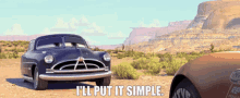 Cars Doc Hudson GIF - Cars Doc Hudson Ill Put It Simple GIFs