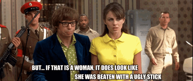 Bh187 Austin Powers GIF - Bh187 Austin Powers If That Is A Woman - Discover  & Share GIFs