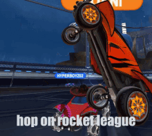 hop on rocket league rocket league