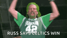 Celtics Superfan Boston Sports GIF - Celtics Superfan Boston Sports GIFs