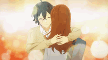 Horimiya Hug Anime GIF - Horimiya Hug Anime Miyamura GIFs