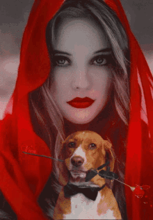 Red Hood Red Lips GIF - Red Hood Red Lips Dog GIFs