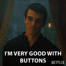 Im Very Good With Buttons Young King George GIF - Im Very Good With Buttons Young King George Queen Charlotte A Bridgerton Story GIFs