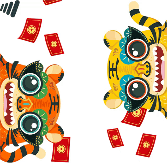 Year of the Tiger 2022 Lunar New Year Kawaii Sticker Pack Cute