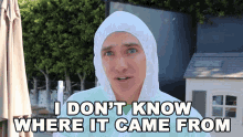 I Dont Know Where It Came From Stephen Sharer GIF - I Dont Know Where It Came From Stephen Sharer I Have No Idea Where This Thing Came From GIFs