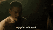My Plan Will Work Prison Break GIF - My Plan Will Work Prison Break Michael Scofield GIFs