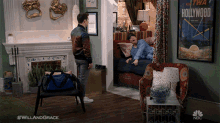 Running Will And Grace GIF - Running Will And Grace Sean Hayes GIFs