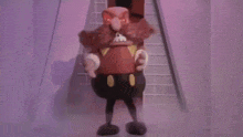 a cartoon character is holding a sign that says 4000 tondos