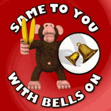 Same To You With Bells On GIF - Same To You With Bells On Up Yours GIFs