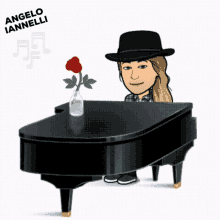 Angelo Iannelli Musica Musica Indie Piano GIF - Angelo Iannelli Musica Musica Indie Piano Rose GIFs