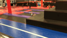 gymnastics flips tricks gymnasium practice