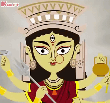Durga Maa Animation GIFs | Tenor