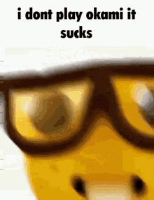 Okami Sucks GIF - Okami Sucks Nerd Emoji GIFs