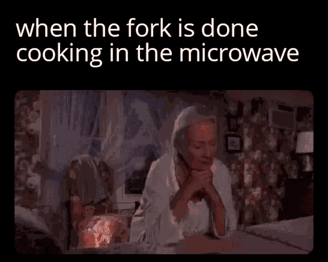 fork in microwave meme｜TikTok Search