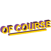 course of