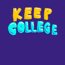 Keep College Healthy Mask GIF