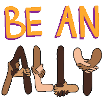 Be An Ally Allies Sticker - Be An Ally Allies Friends Stickers