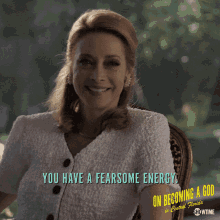 You Have A Fearsome Energy Youre Scary GIF - You Have A Fearsome Energy Youre Scary Intimidating GIFs