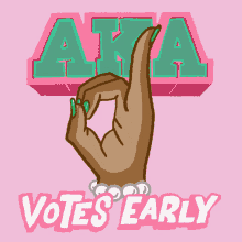 Alpha Kappa Alpha Sorority Alpha Kappa Alpha Votes Early GIF - Alpha Kappa Alpha Sorority Alpha Kappa Alpha Votes Early Aka GIFs