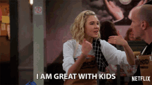 I Am Great With Kids Isabel May GIF - I Am Great With Kids Isabel May Katie Cooper GIFs