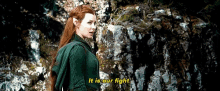 Tauriel It Is Our Fight GIF - Tauriel It Is Our Fight Lord Of The Rings GIFs