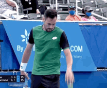 Gianluca Mager Serve GIF - Gianluca Mager Serve Tennis GIFs