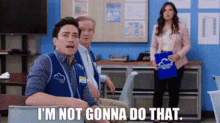 Superstore Jonah Simms GIF - Superstore Jonah Simms Im Not Gonna Do That GIFs