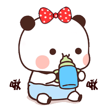 Bubu Baby Bubu Milk Sticker - Bubu Baby Bubu Milk Bubu Bear Stickers