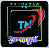 a colorful logo for trinidad tn with the word semangat on the bottom