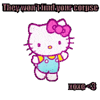 Hello Kitty Cat Sticker