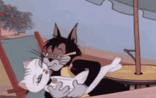 Tom And Jerry Cartoons GIF - Tom And Jerry Cartoons Kiss GIFs