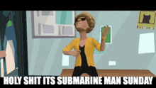 Submarine Man Flex Entertainment GIF - Submarine Man Flex Entertainment Flex GIFs