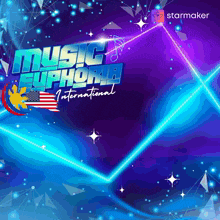 a poster for music euphoria international with a starmaker logo in the corner