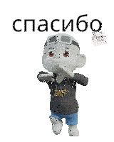 a cartoon character wearing a hoodie that says shot on it