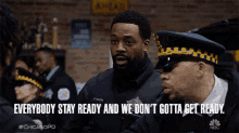 Everybody Stay Ready Kevin Atwater GIF - Everybody Stay Ready Kevin Atwater Chicago Pd GIFs
