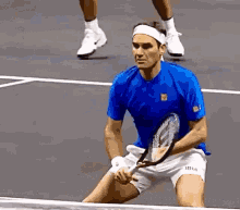 Roger Federer Ouch GIF - Roger Federer Ouch Tennis GIFs