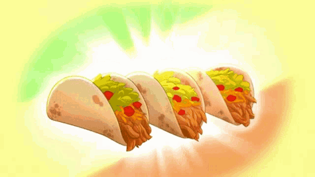 Anime Girl eating tacos de barbacoa - AI Photo Generator - starryai