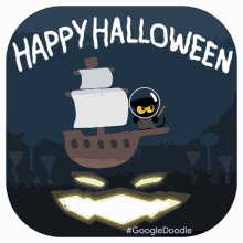 happy halloween halloween scary pirate black cat