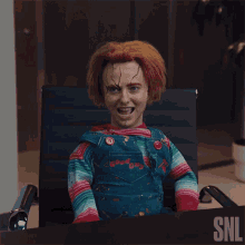 Laughing Chucky GIF - Laughing Chucky Saturday Night Live GIFs