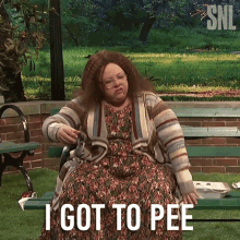 I Got To Pee Melissa Mccarthy GIF - I Got To Pee Melissa Mccarthy Saturday Night Live GIFs