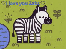 Zebs I Love You Zebs GIF - Zebs I Love You Zebs Zebra GIFs