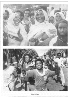 a black and white photo of a crowd of people with the caption " peace as law "